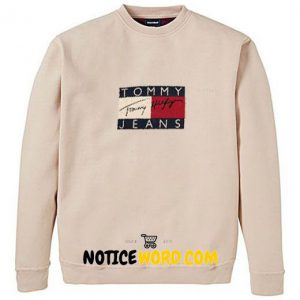 tommy jeans big logo sweatshirt