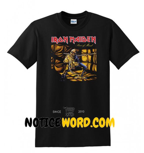 iron maiden piece of mind t shirt