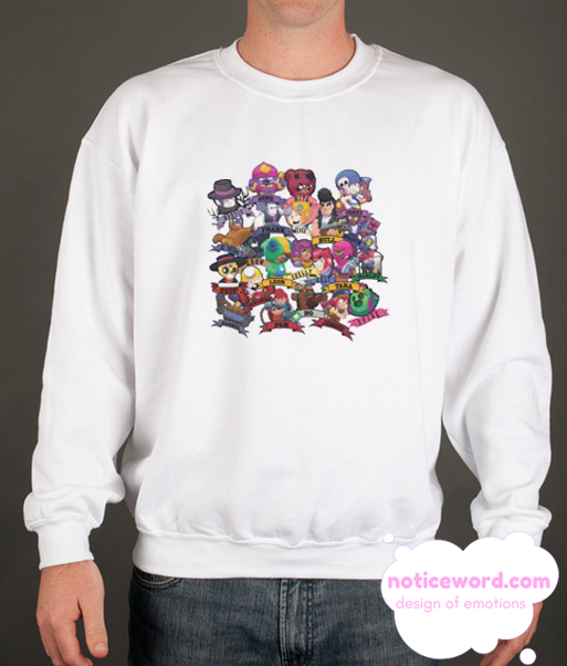 Brawl Stars Collage Al Brawler Smooth Sweatshirt - brawl stars cuando sale en españa